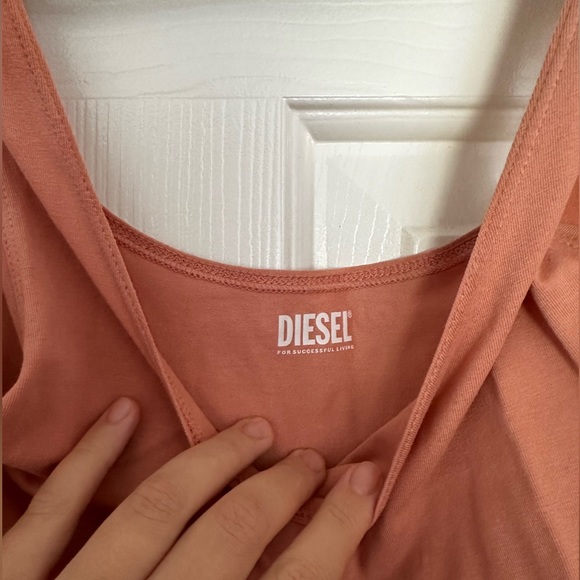 Diesel sleeveless body with thong base. Dusty rose color. Size M. - Picture 3 of 5